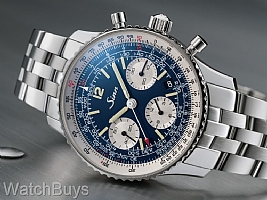 Show product details for Sinn 903 Column Wheel St BE II on Fine Link Bracelet Non-Refundable Deposit