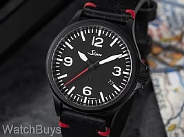 Show product details for Sinn 856 RS Black Fully Tegimented SE on Strap