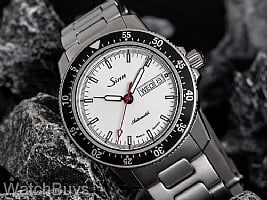 Show product details for Sinn 104 Matte RS White Limited Edition on H-Link Bracelet