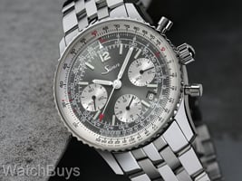 Show product details for Sinn 903 Column Wheel St II Anthracite on Fine Link Bracelet