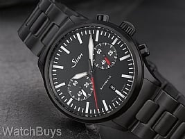 Show product details for Sinn 936 S Black Chronograph Fully Tegimented Limited Edition