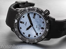 Show product details for Sinn U1 S Black MOP Limited Edition on Strap