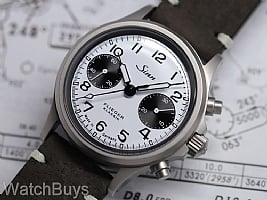 Show product details for Sinn 356 Flieger Classic W on Strap - Sapphire Non-Refundable Deposit