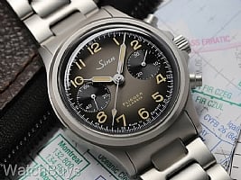 Show product details for Sinn 356 Flieger Classic AS E on H-Link Bracelet - Sapphire