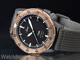 Show product details for Sinn T50 GBDR on Grey Textile Strap