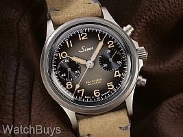 Show product details for Sinn 356 Flieger Classic AS E on Strap - Acrylic