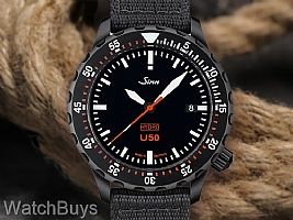 Show product details for Sinn U50-T Hydro S Black Fully Tegimented on Double Textile Strap Non-Refundable Deposit