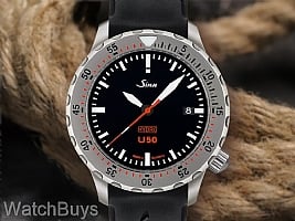 Show product details for Sinn U50-T Hydro Fully Tegimented on Rubber Strap