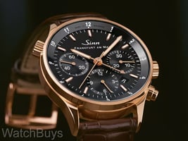 Show product details for  Sinn 6000 Column Wheel Frankfurt Chronograph Rose Gold