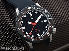 Show product details for Sinn U1 SDR Black Bezel on Strap