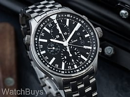 Show product details for Sinn 900 Flieger Fully Tegimented on Fine Link Bracelet