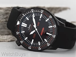 Show product details for Sinn UX EZM 2 B GSG9 Black Fully Tegimented on Strap