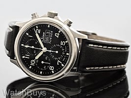 Show product details for Sinn 358 Sapphire on Strap Sapphire Back