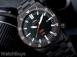Show product details for Sinn UX-T EZM 2 B Hydro S Black Fully Tegimented on H-Link Bracelet