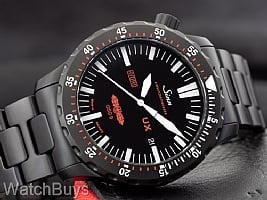 Show product details for Sinn UX EZM 2 B GSG9 Black Fully Tegimented on H-Link Bracelet