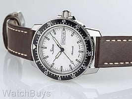 Show product details for Sinn 104 I St Sa White on Strap