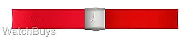 Sinn Strap - U50 Silicone Red Rubber - Compact Buckle - Matte Finish