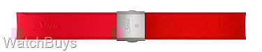 Show product details for Sinn Strap - U50 Silicone Red - Tegimented Compact Buckle - Matte Finish