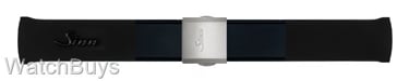 Show product details for Sinn Strap - 544/144 Silicone Black - Compact Buckle - Matte Finish