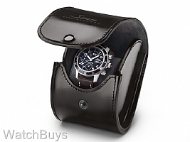 Sinn Kreis Saddle Leather Watch Case - Black