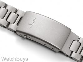 Show product details for Sinn Quick Adjust H-Link Steel Bracelet Buckle - 20 mm - Matte Finish