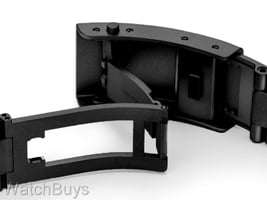 Show product details for Sinn Quick Adjust H-Link Tegimented Steel Buckle Only - 20 mm - DLC Finish